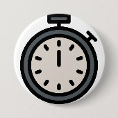 timer ronde button 7,6 cm (Voorkant)