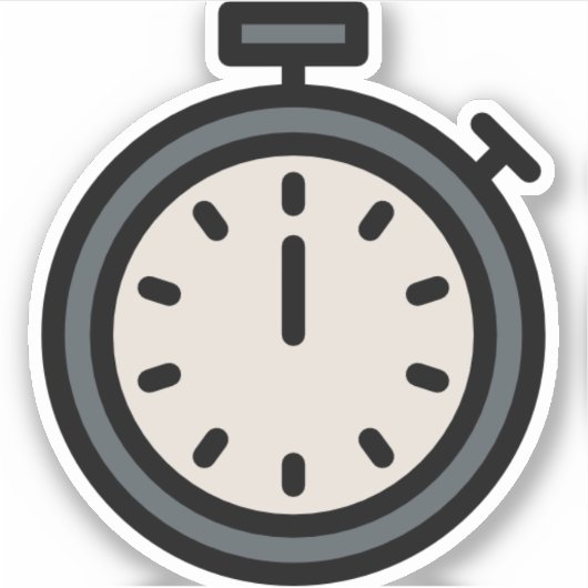 timer sticker (Voorkant)
