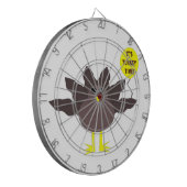 Timer Thanksgiving Dart Board Turkije Dartbord (Voorkant Links)