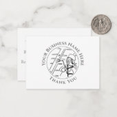 Timer Treatment - Bedankt voor je briefkaart (Voorkant / Achterkant in situ)