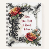 Times I Was Right Gothic Notitieboek (Voorkant)