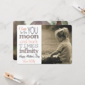 Times Infinity Moon en Back Kaart (Voorkant / Achterkant in situ)