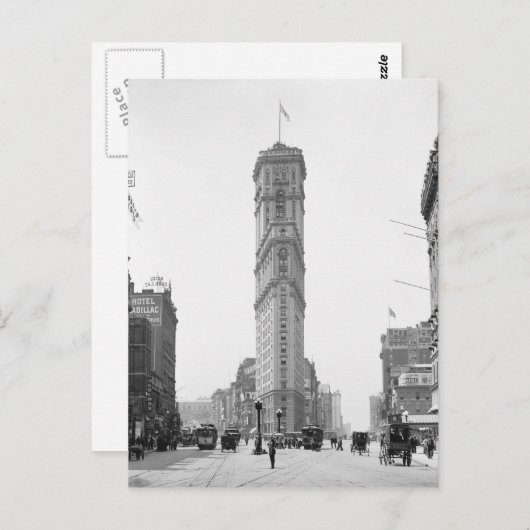 Times Square, 1908 Briefkaart (Voorkant / Achterkant)