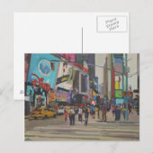 Times Square 2012 Briefkaart (Voorkant / Achterkant)