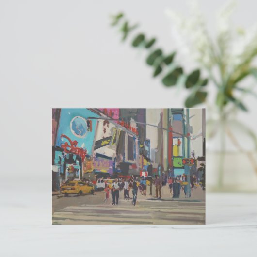 Times Square 2012 Briefkaart (Staand voorkant)