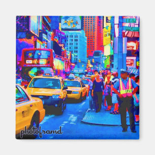 Times Square 2 Pop Magneet