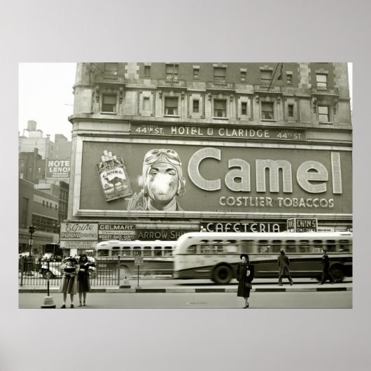 Times Square Adverteren: 1943 Poster (Voorkant)