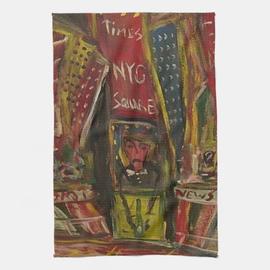 TIMES SQUARE ALIEN THEEDOEK (Verticaal)