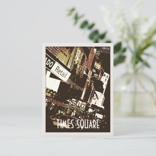 Times Square Art Briefkaarten (Staand voorkant)