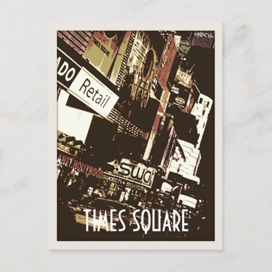 Times Square Art Briefkaarten (Voorkant)