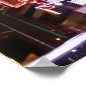 Times Square bij nacht Poster (Hoek)
