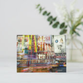 Times Square bij Twilight Briefkaart (Staand voorkant)