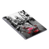 Times Square Black White Notitieboek (Rechterzijde)