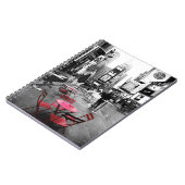 Times Square Black White Notitieboek (Linkerzijde)