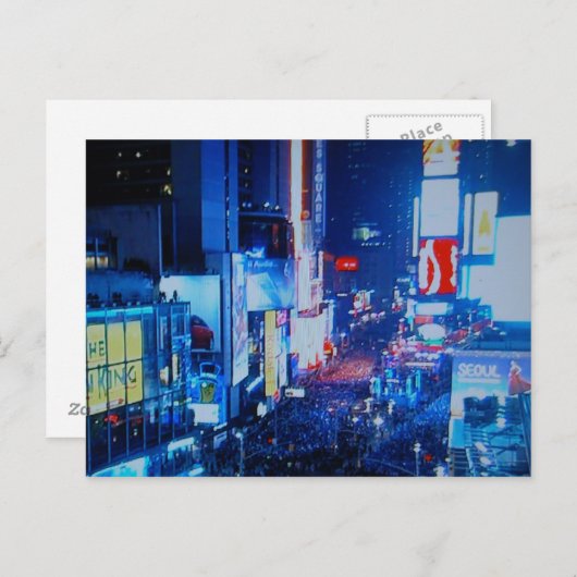 Times Square briefkaart (Voorkant / Achterkant)