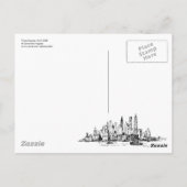Times Square Briefkaart (Achterkant)