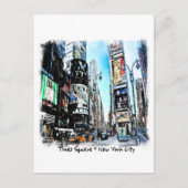 Times Square Briefkaart (Voorkant)