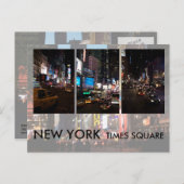 Times square briefkaart (Voorkant / Achterkant)
