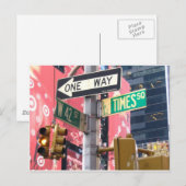 Times Square Briefkaart (Voorkant / Achterkant)
