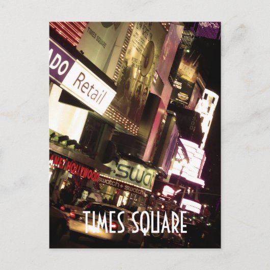Times Square Briefkaart (Voorkant)