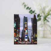 Times Square Briefkaart New York Souvenir Card (Staand voorkant)