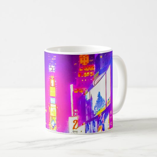 Times Square Coffee Mok (Voorkant rechts)
