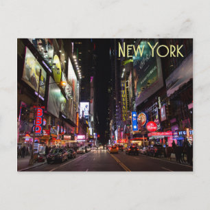 Times Square en 42nd Street Briefkaart