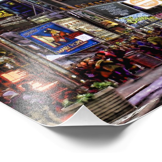 Times Square Foto in HDR. Afdruk (Hoek)