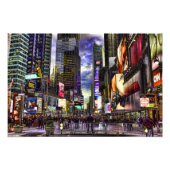 Times Square Foto in HDR. Afdruk (Voorkant)