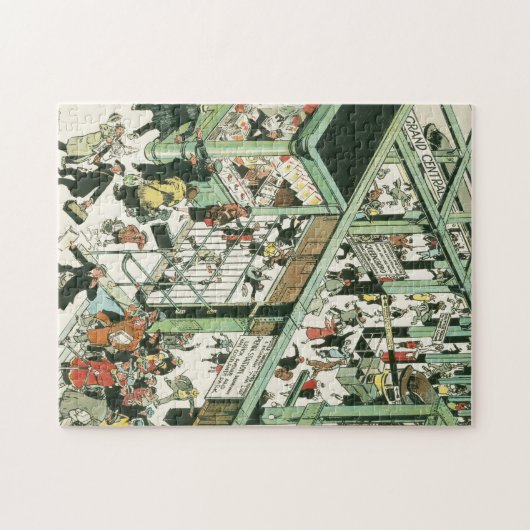 Times Square Grand Central Shuttle Subway Station Legpuzzel (Horizontaal)