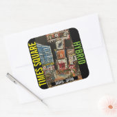 TIMES SQUARE HYBRIDE VIERKANTE STICKER (Envelop)
