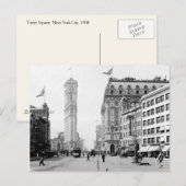 Times Square in 1908 Briefkaart (Voorkant / Achterkant)