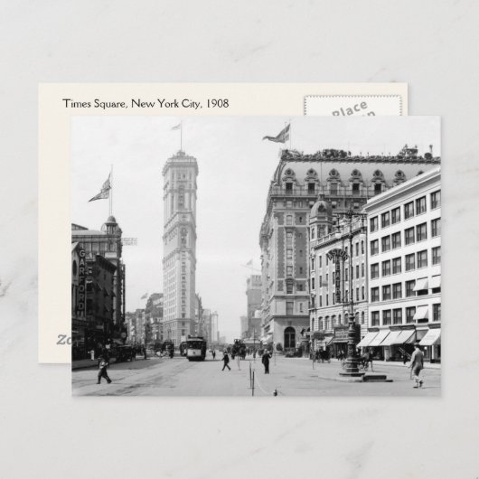 Times Square in 1908 Briefkaart (Voorkant / Achterkant)