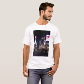 Times Square in de nacht in Manhattan, New York T-shirt (Voorkant volledig)