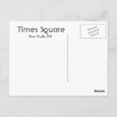 Times Square in Manhattan Briefkaart (Achterkant)