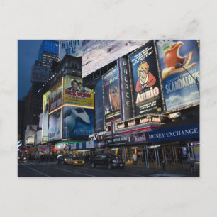 Times Square in Manhattan Briefkaart