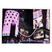 Times Square in New York (roze) Large Cadeautasje (Achterkant)