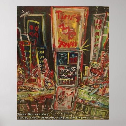 TIMES SQUARE KIEV POSTER (Voorkant)