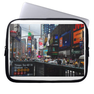 Times Square laptophoes Laptop Sleeve