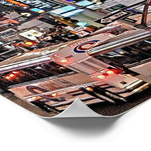 Times Square Lights New York City Poster (Hoek)