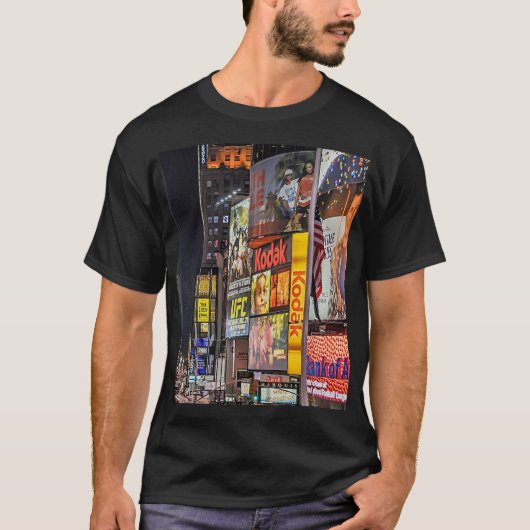 Times Square Lights New York City T-shirt (Voorkant)