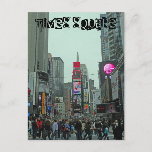 Times Square Manhattan New York Briefkaart (Voorkant)