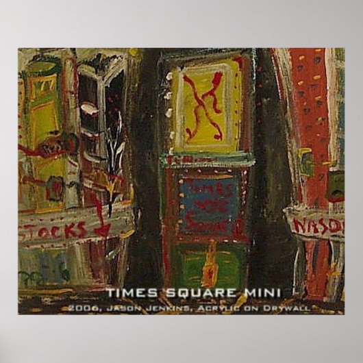 TIMES SQUARE MINI POSTER (Voorkant)