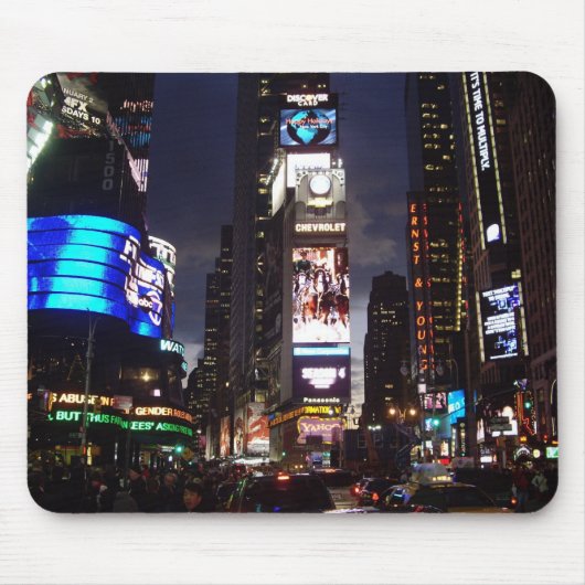 Times Square Mousepad Muismat (Voorkant)