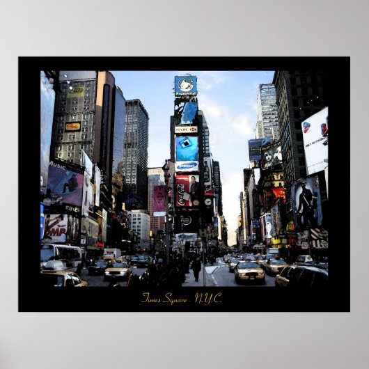 Times Square - N.Y.C. Poster print (Voorkant)