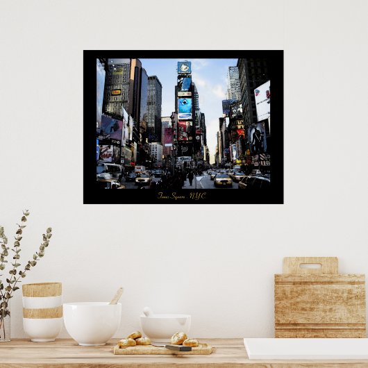 Times Square - N.Y.C. Poster print (Keuken)