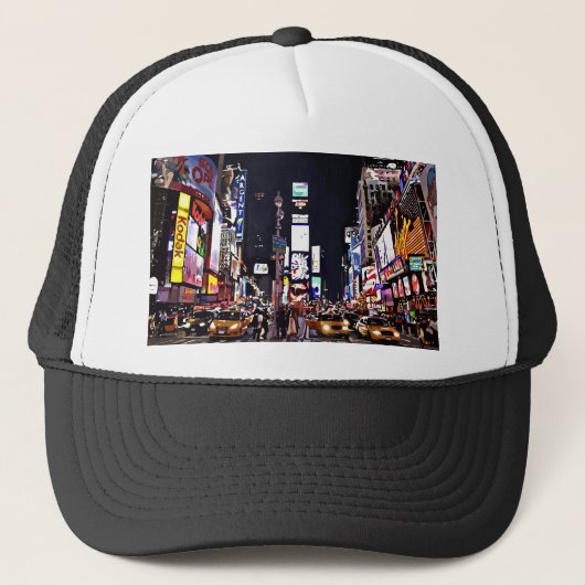 Times Square, New York 2 Trucker Pet (Voorkant)