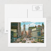 Times Square New York Briefkaart (Voorkant / Achterkant)