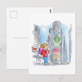 Times Square, New York Briefkaart (Voorkant / Achterkant)