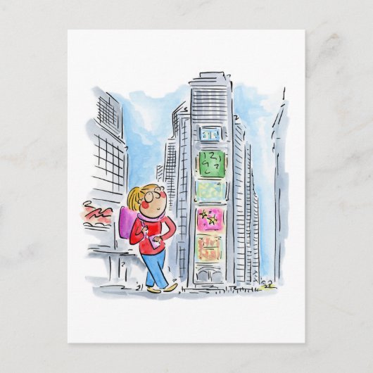 Times Square, New York Briefkaart (Voorkant)